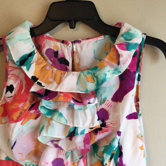 Dressbarn Size 6 Orange dress - Picture 2 of 4